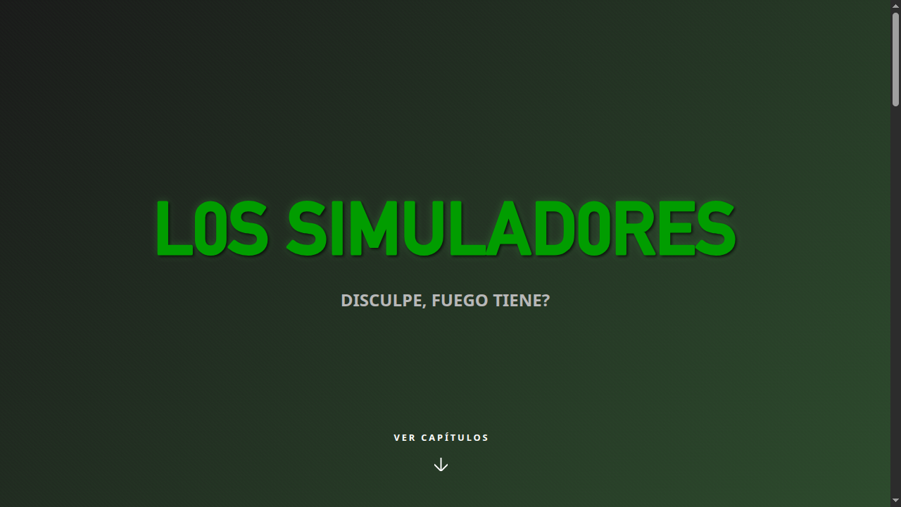 Los Simuladores website preview